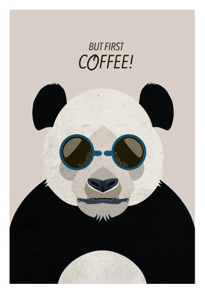 Postkarte - Daria Ivanova - Panda