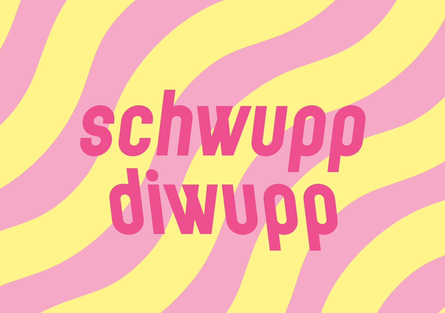 Postkarte - happy wrong - Schwupp diewupp