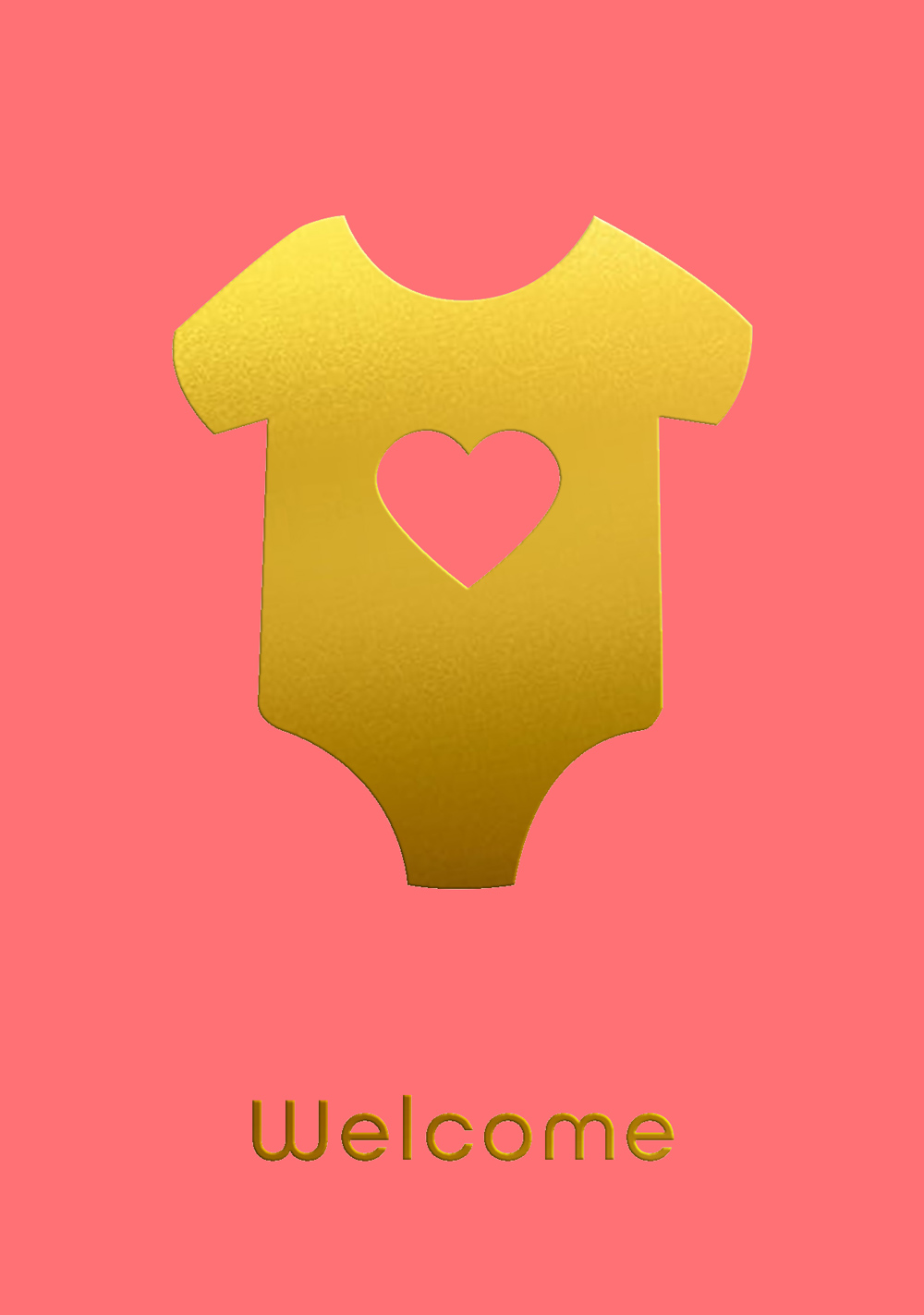 Postkarte - pure - Babybody