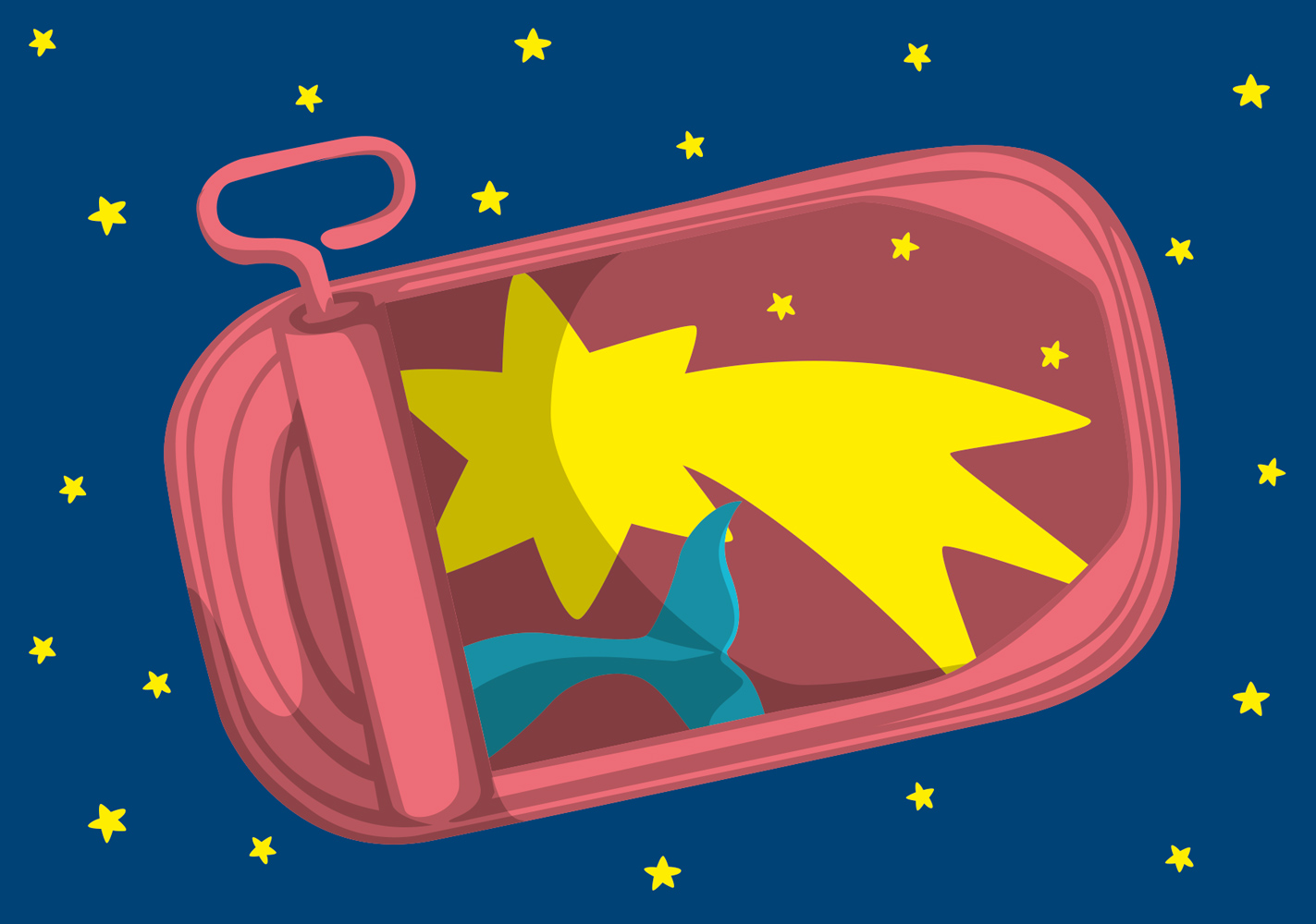 *PK - luminous - Fish can