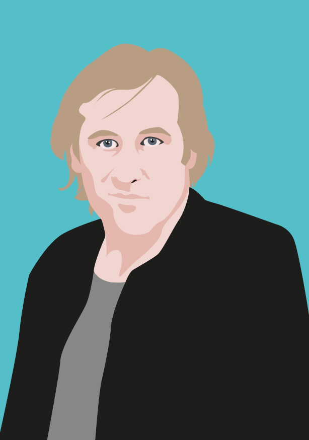 Postkarte - pop art new generation - French Actor 2