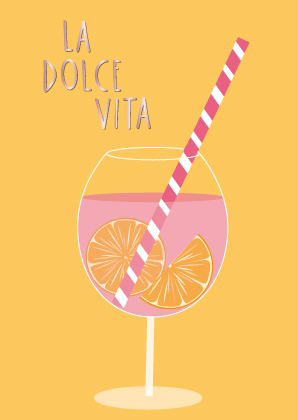 Postkarte - Toni Starck - La dolce vita Postkarte - Toni Starck - La dolce vita