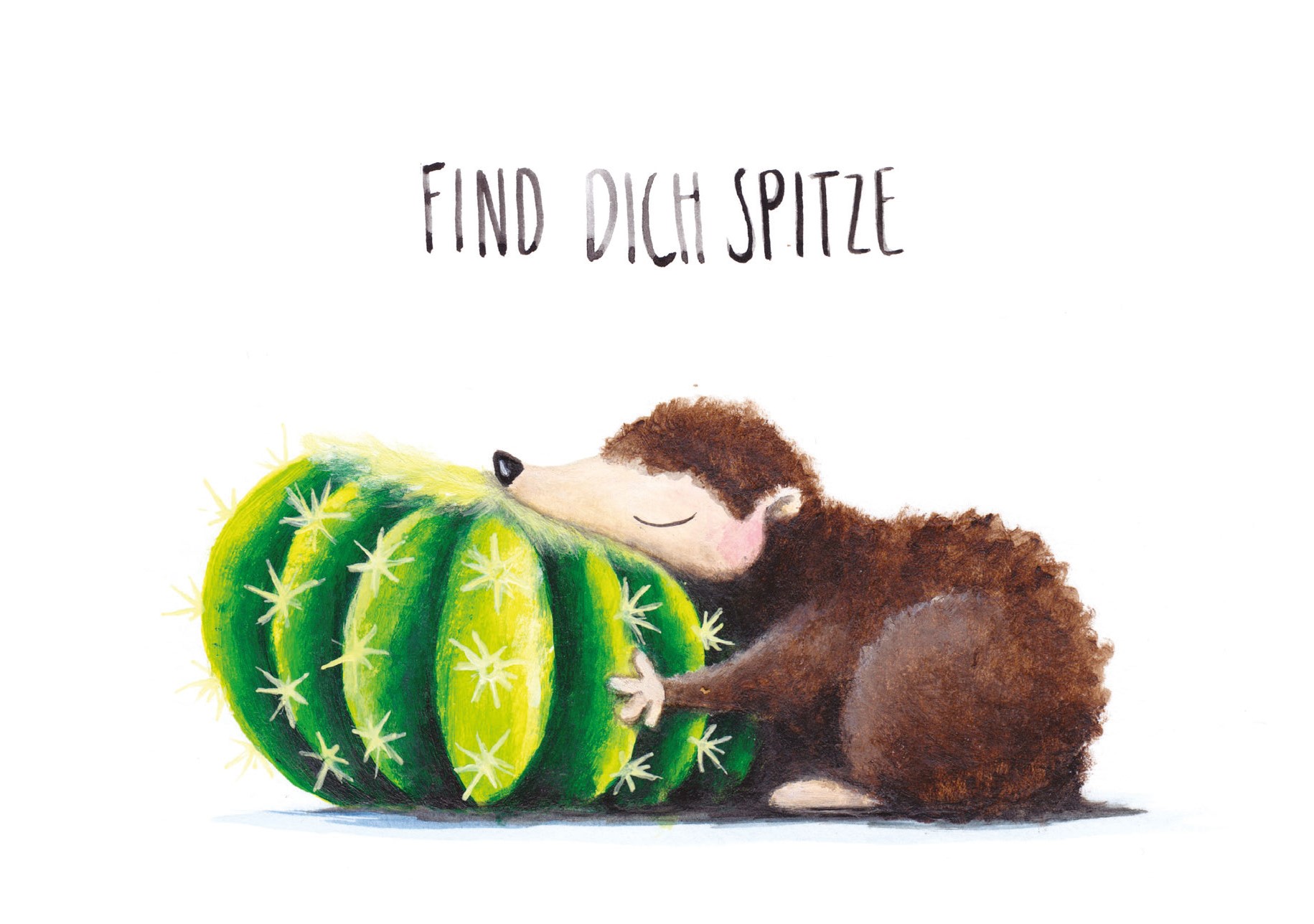 Klappkarte C6 - Tabea Güttner - Find Dich spitze