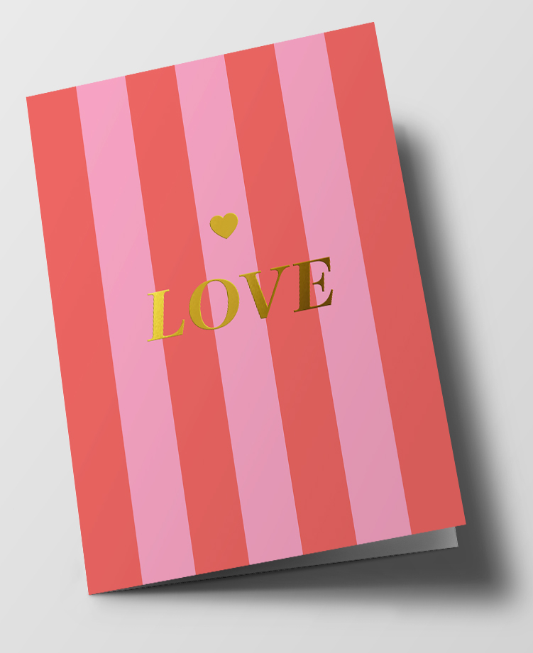 Klappkarte C6 - chelsea - Love