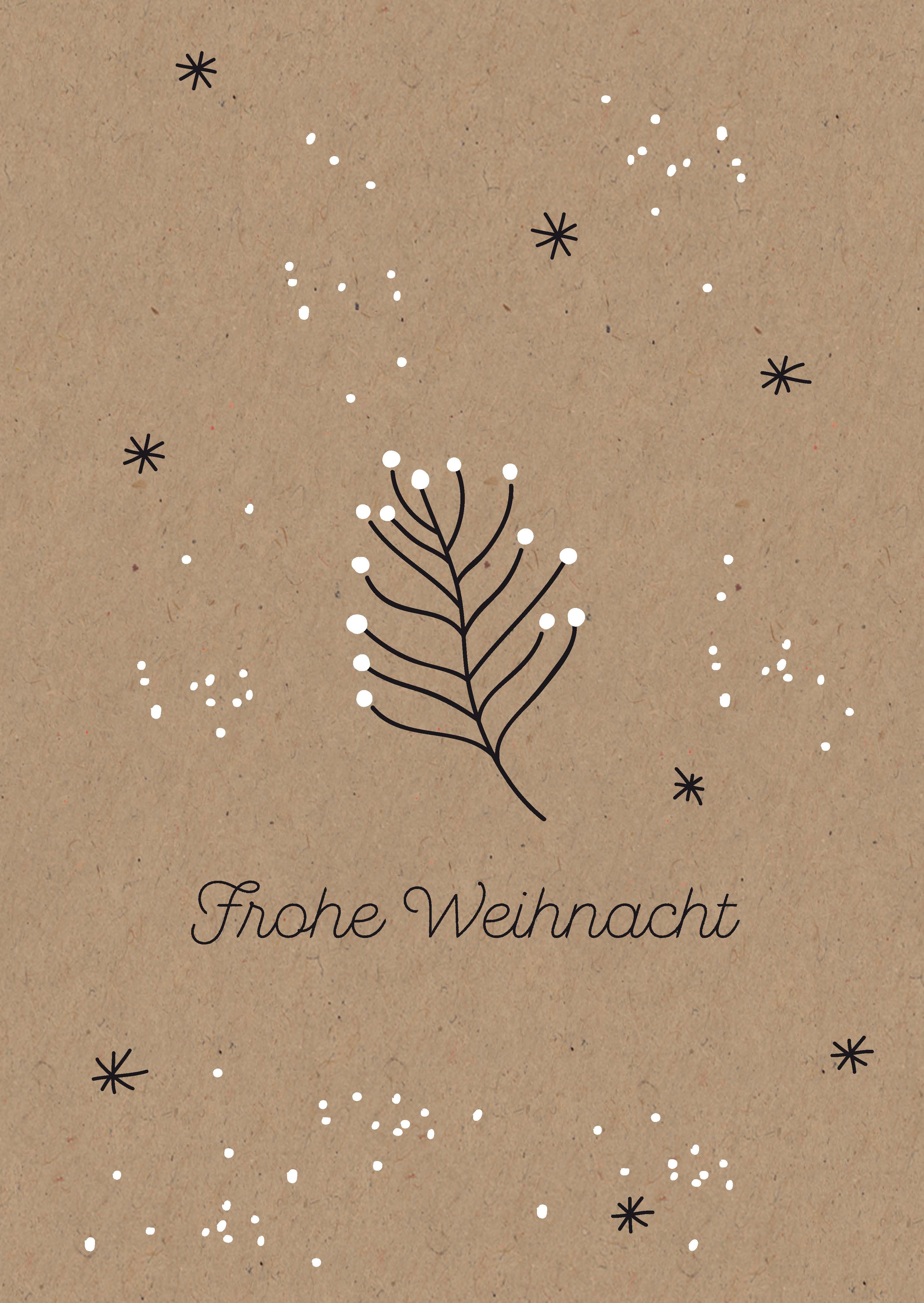 Postkarte - Designfräulein - White Branch