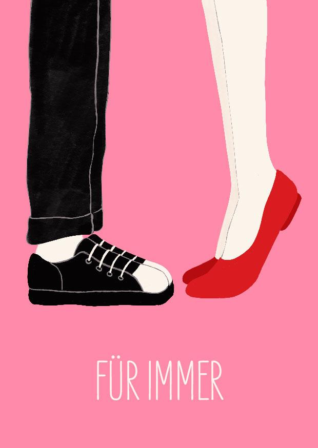 Postkarte - andrea liesert - FÜR IMMER Postkarte - andrea liesert - FÜR IMMER