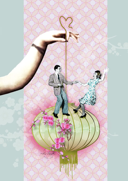 Postkarte - La Tack - lampionDance Postkarte - La Tack - lampionDance