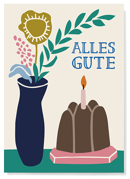 Postkarte - familytree - Alles Gute Gugelhupf