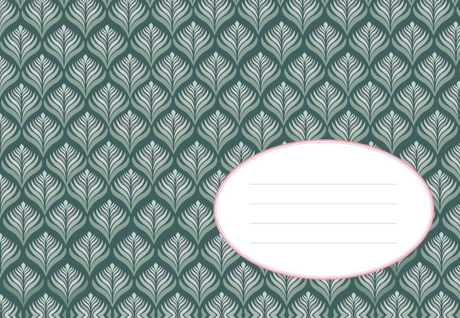 Umschlag - Toni Starck Pattern - Green elegance Umschlag - Toni Starck Pattern - Green elegance