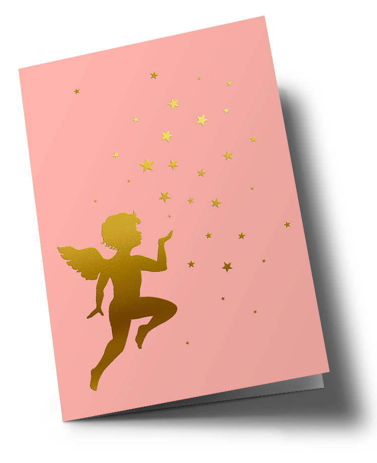 Klappkarte C6 - pure - Engel