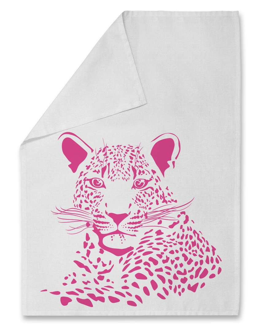 Geschirrtuch - Leopard pink Geschirrtuch - Leopard pink