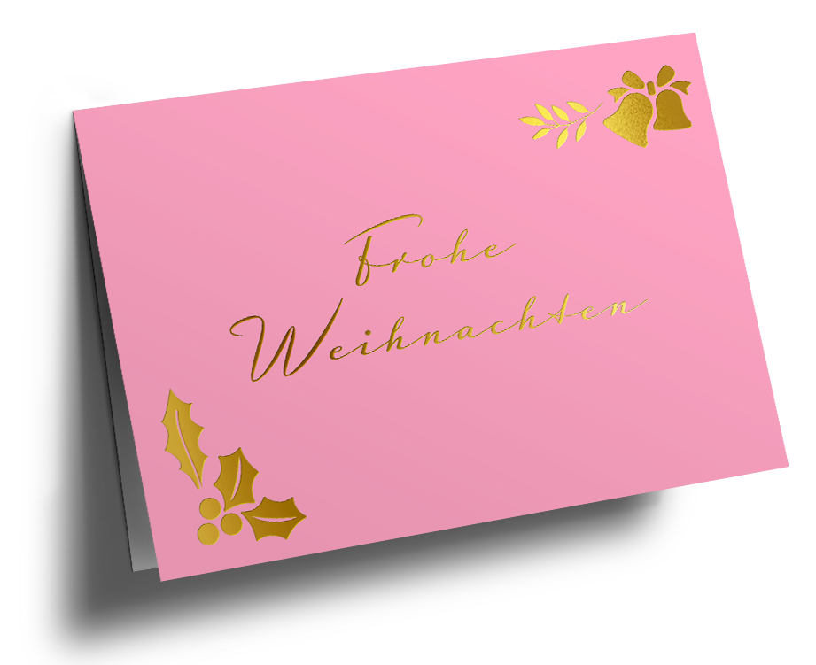 Klappkarte C6 - pure - Frohe Weihnachten