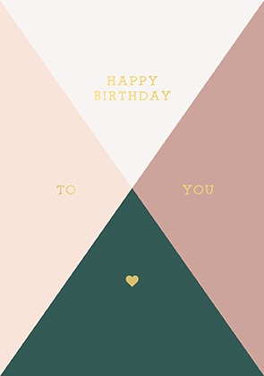 Postkarte - La Card - Birthday, quarter