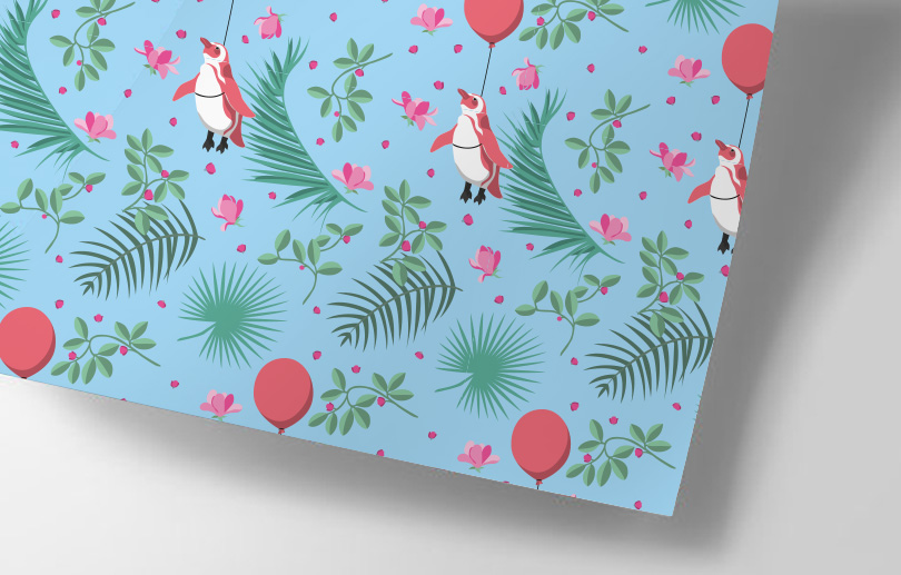 *Geschenkpapier - Happiness- Pinguin *Geschenkpapier - Happiness- Pinguin