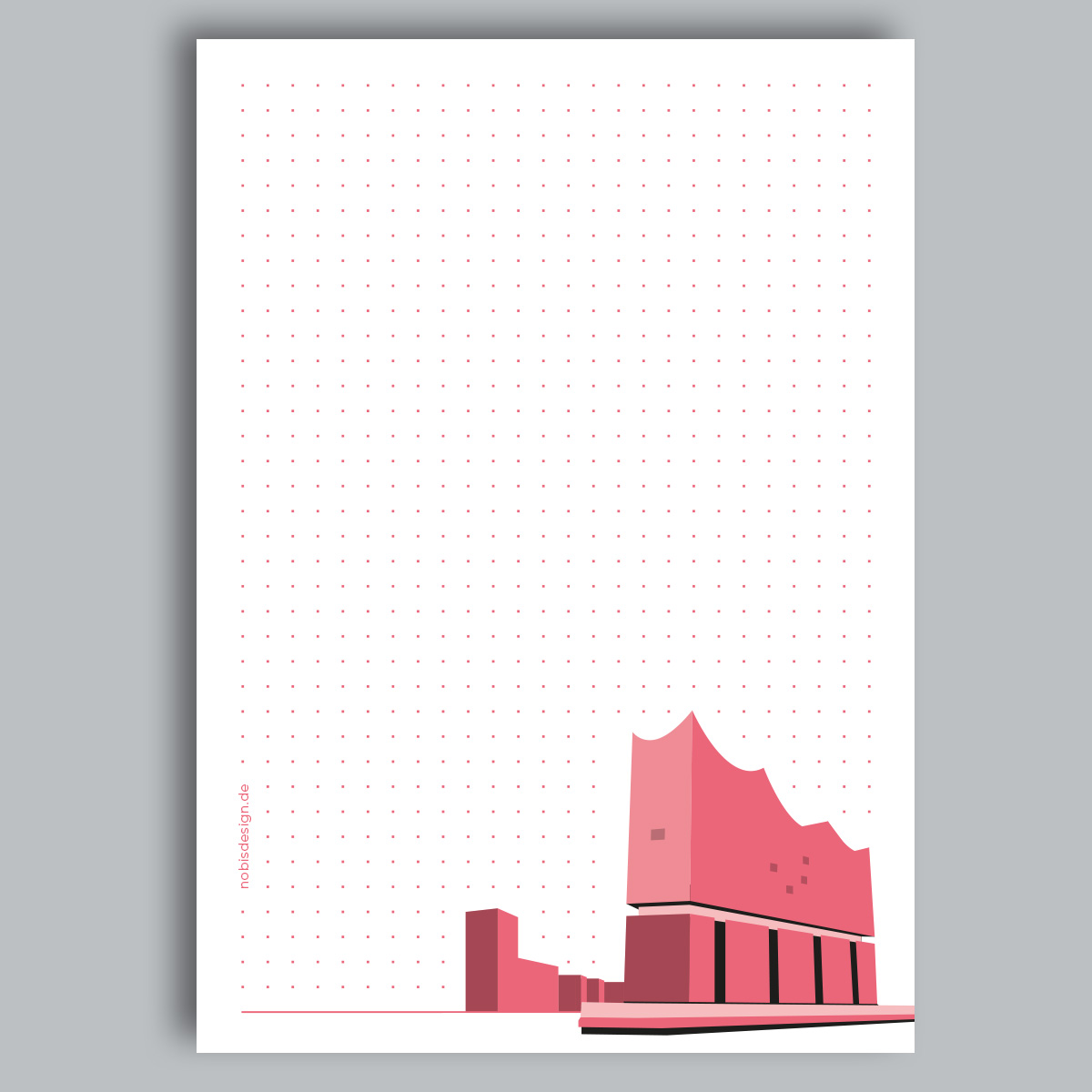 Notepad A5 - neonstyle - Elbphilharmonie