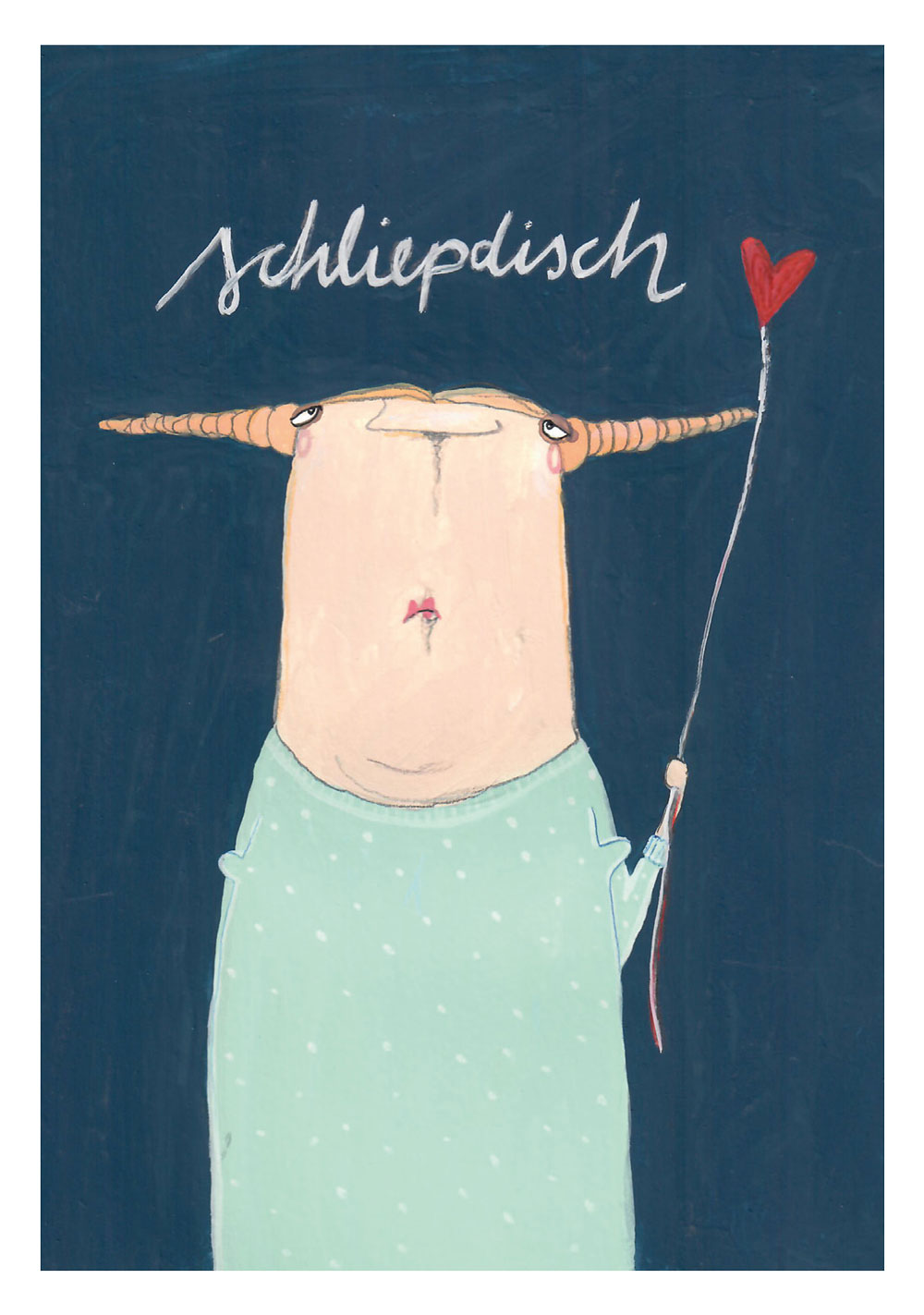 Postkarte - kittiekatstudio - schliepdisch