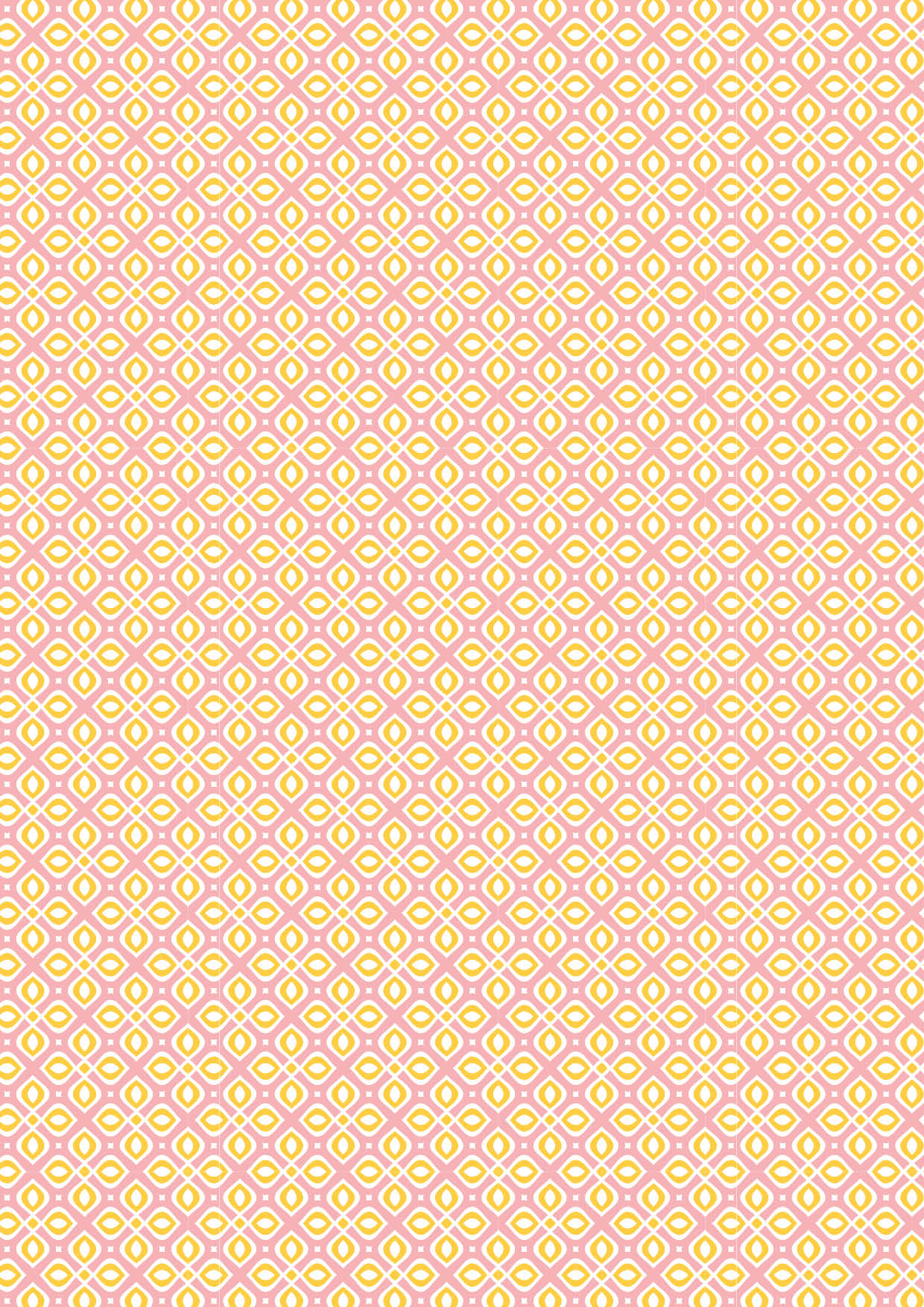 Geschenkpapier - toni starck pattern - Buttercreme Rosy