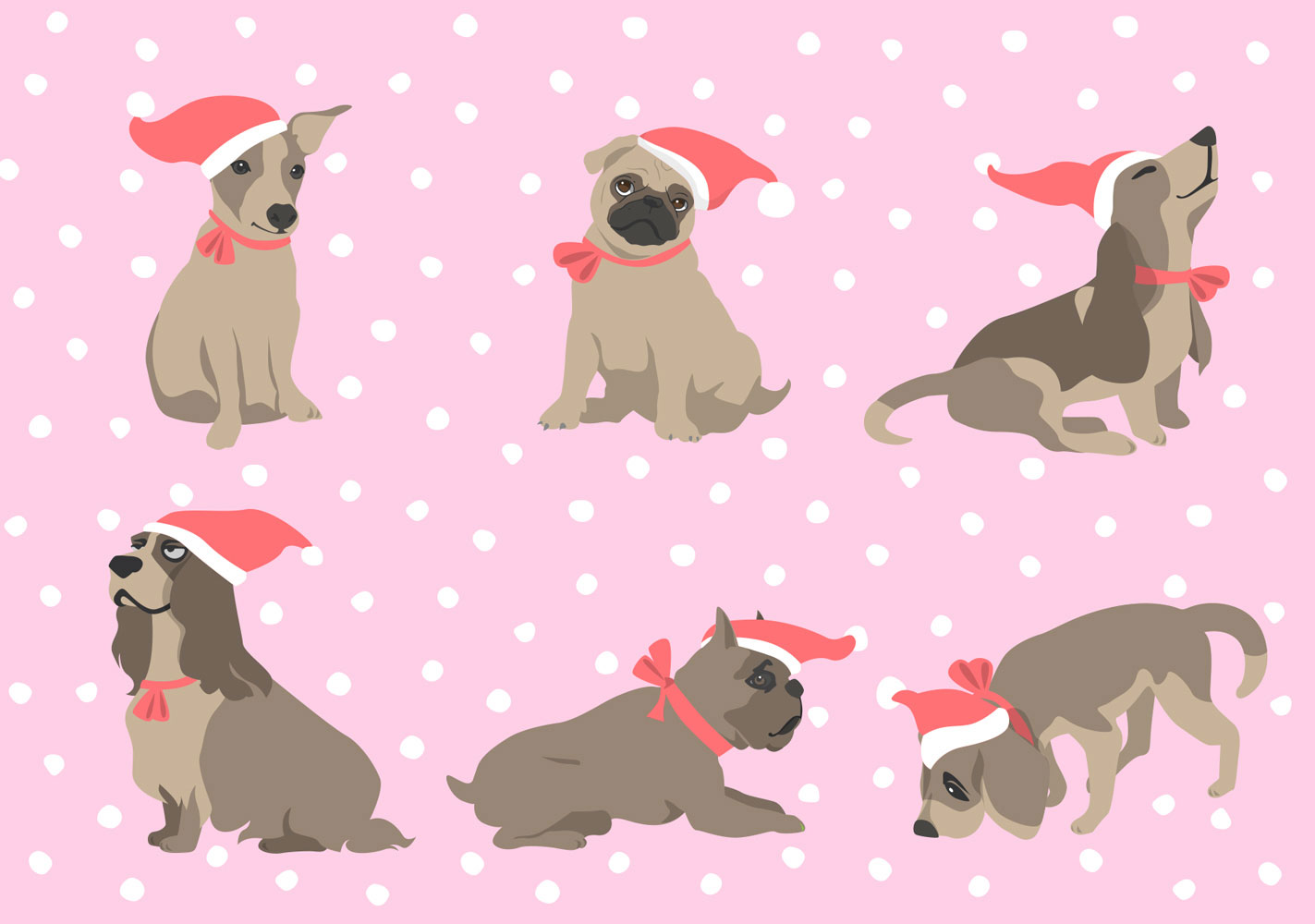 *PK - luminous - dogs xmas