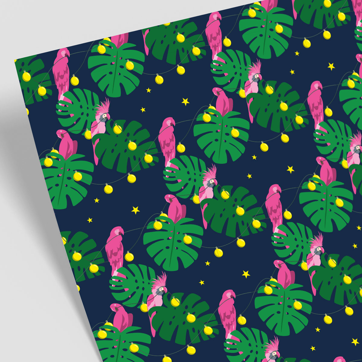 *Geschenkpapier - Crossover - Parrots