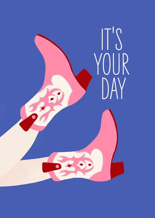 Postkarte - andrea liesert - IT’S YOUR DAY Postkarte - andrea liesert - IT’S YOUR DAY