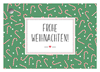 Geschenkanhänger - Zuckerstangen