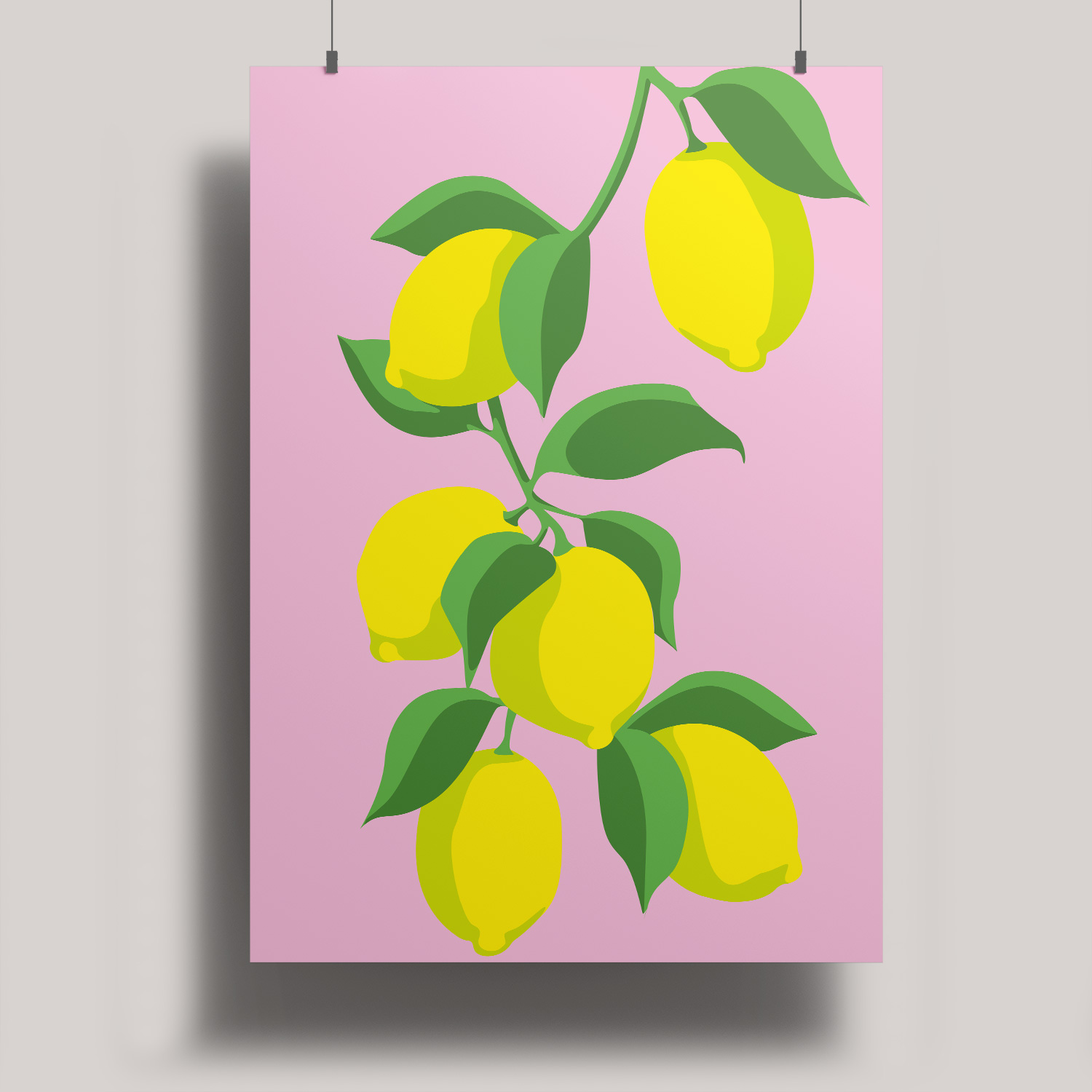 Artprint A3 - Zitronen