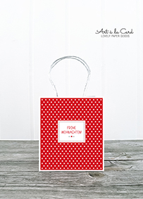 Geschenktüte Mini - Sternchen, rot