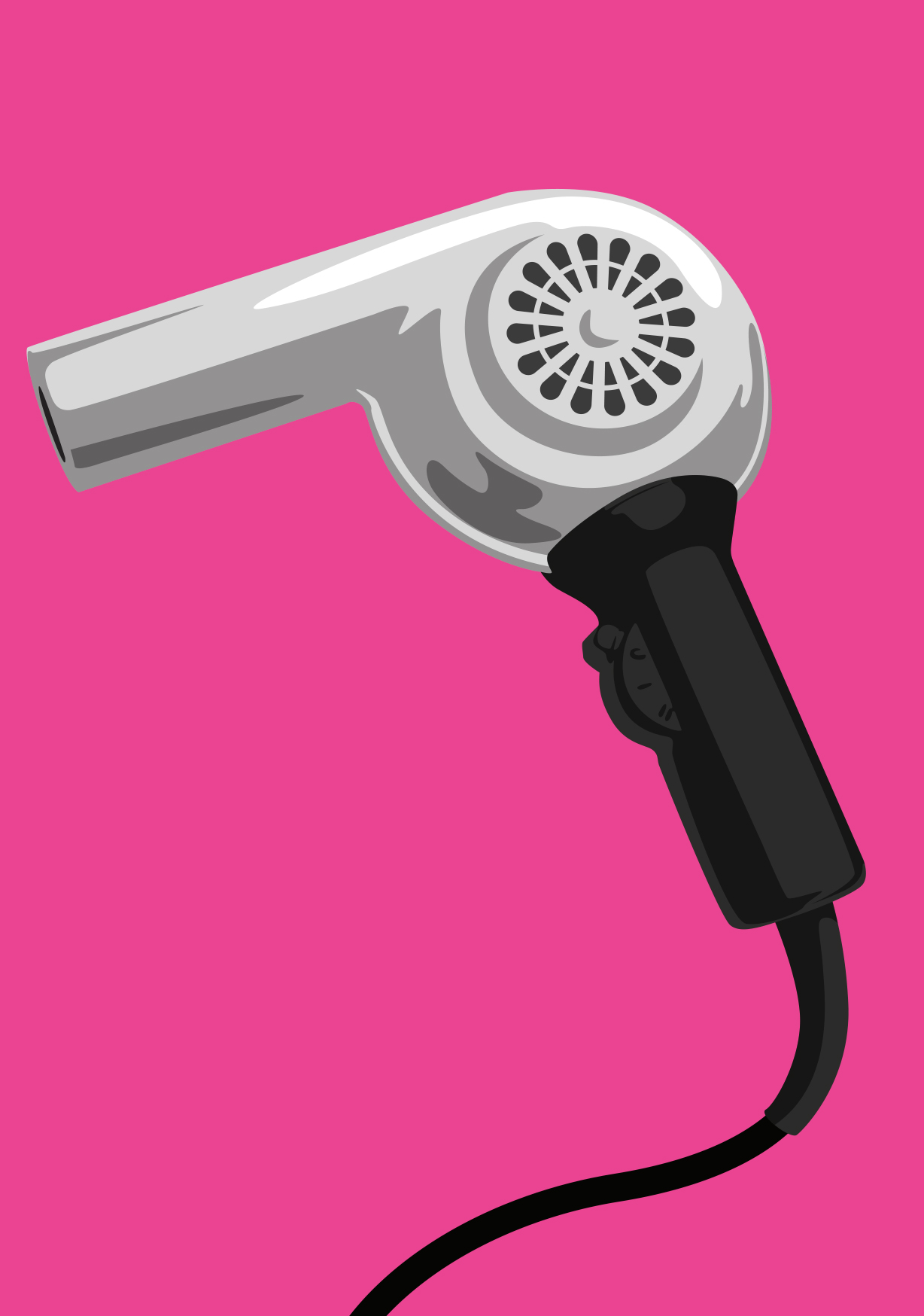 Postkarte -Design Classics- hair dryer