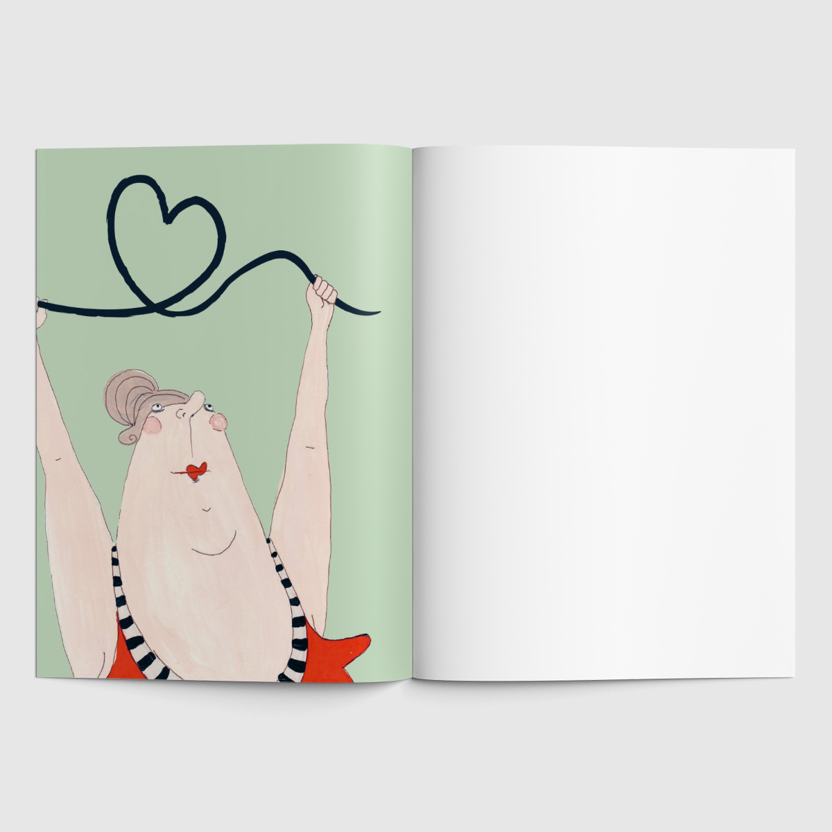 Notizheft A6 - kittiekatstudio - love