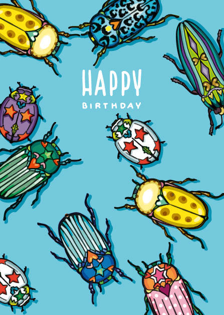 Postkarte - illi - NATALO Happy birthday Postkarte - illi - NATALO Happy birthday