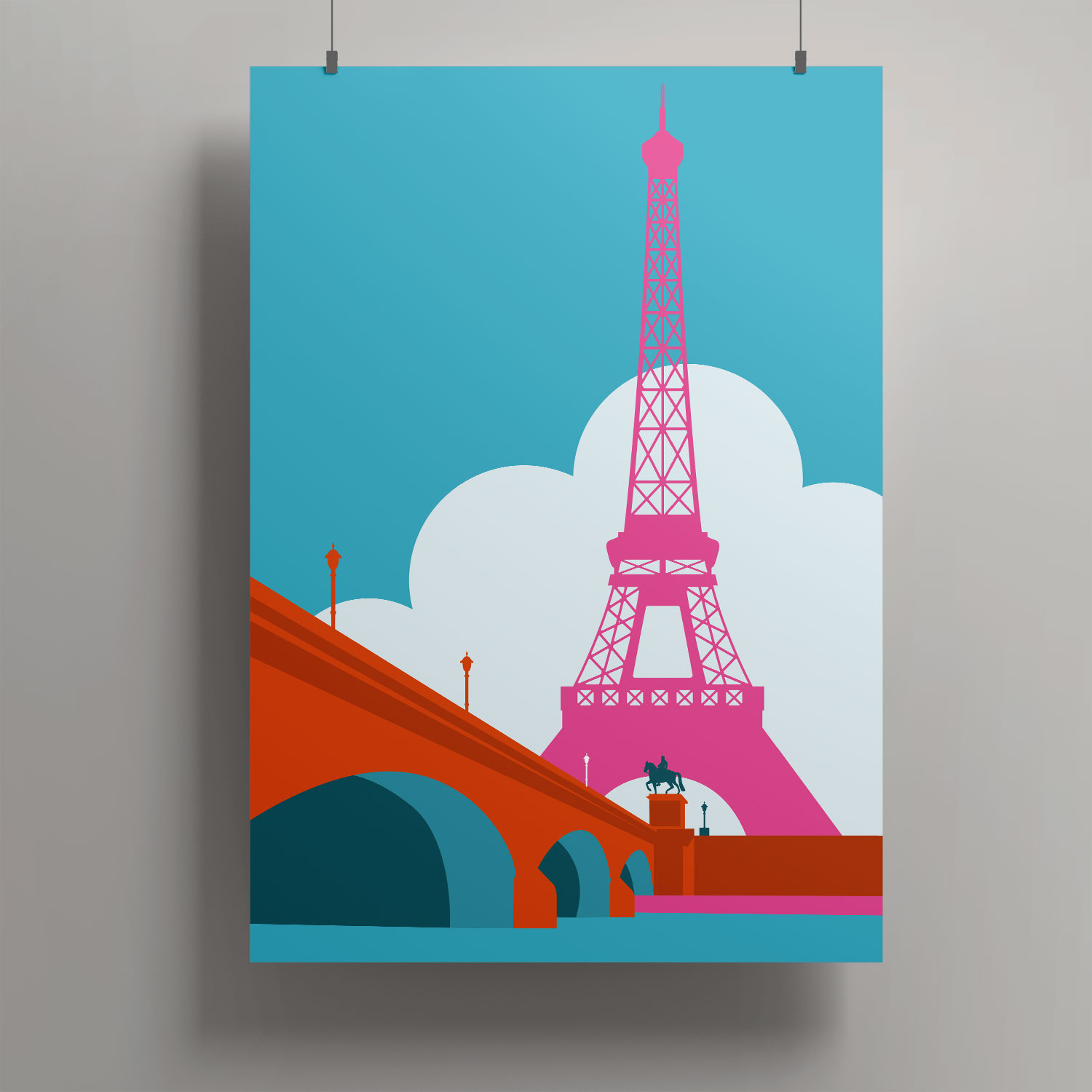 Artprint A3 - La Tour Eiffel Artprint A3 - La Tour Eiffel