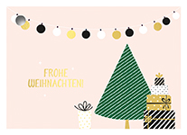 Geschenkanhänger - Girlande Geschenketurm