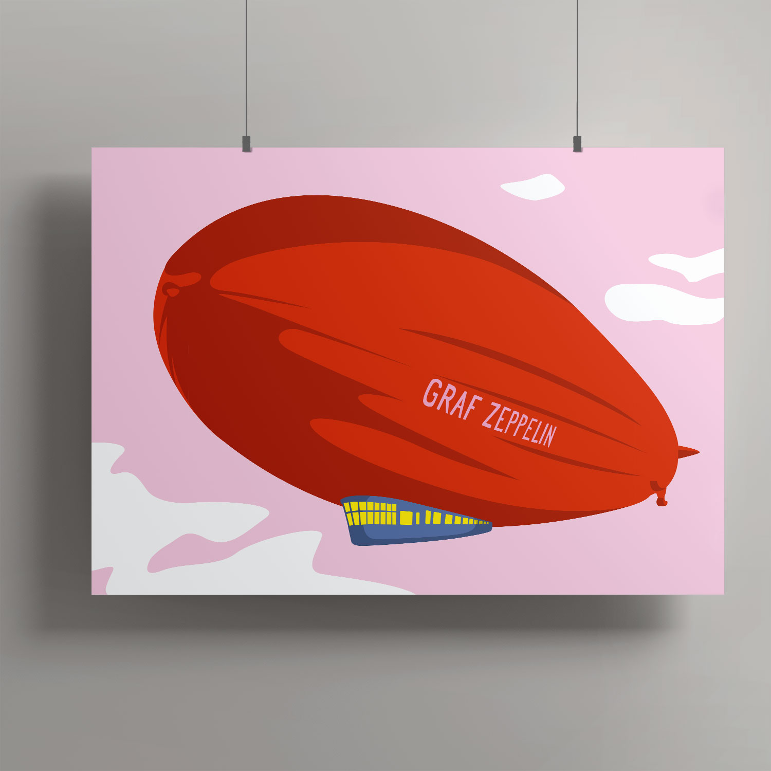 Artprint A3 - Zeppelin