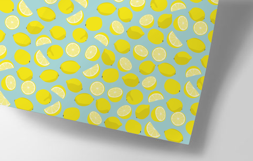 Geschenkpapier - crissXcross - Zitronen