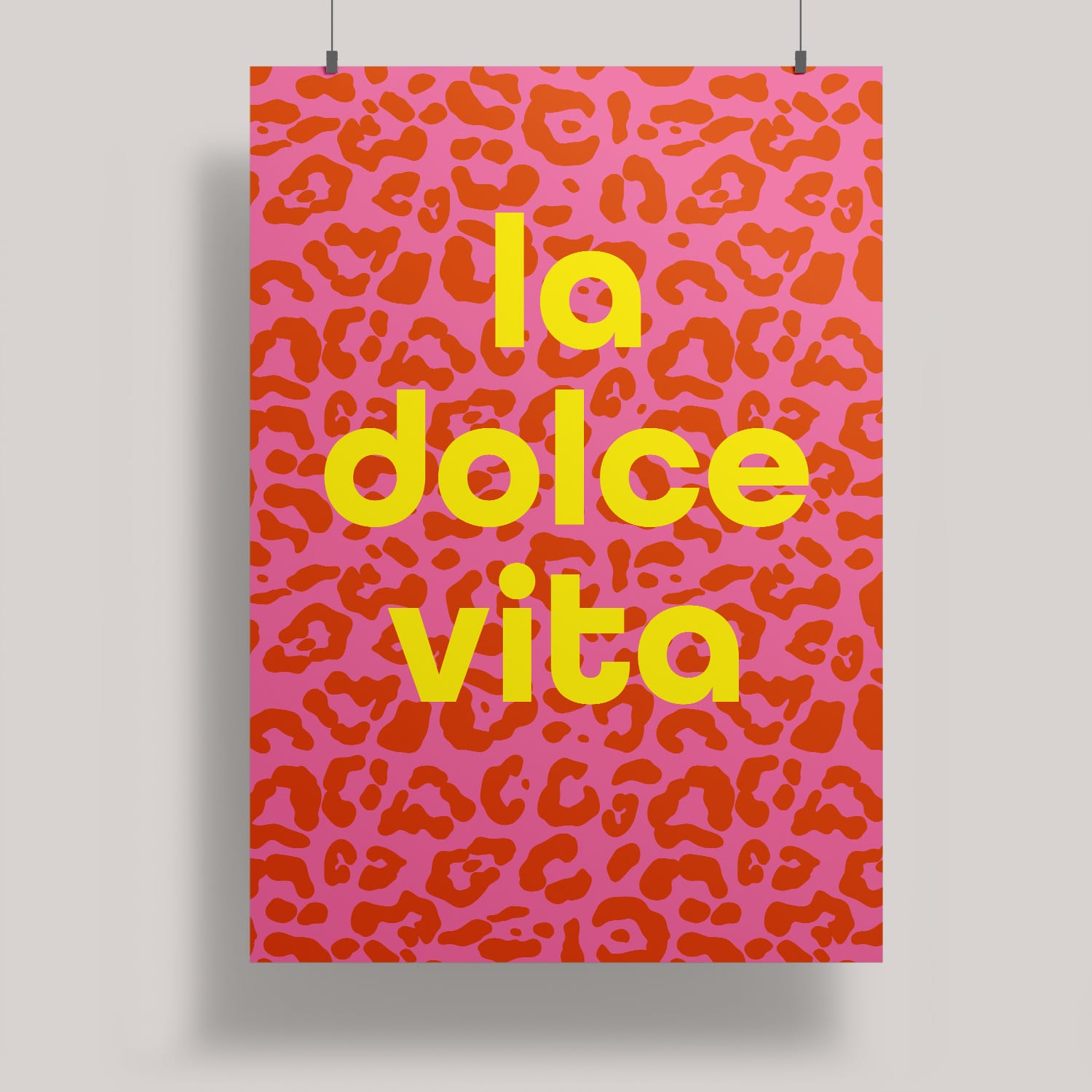 ArtPrint A4 - Modern Art - La dolce Vita ArtPrint A4 - Modern Art - La dolce Vita
