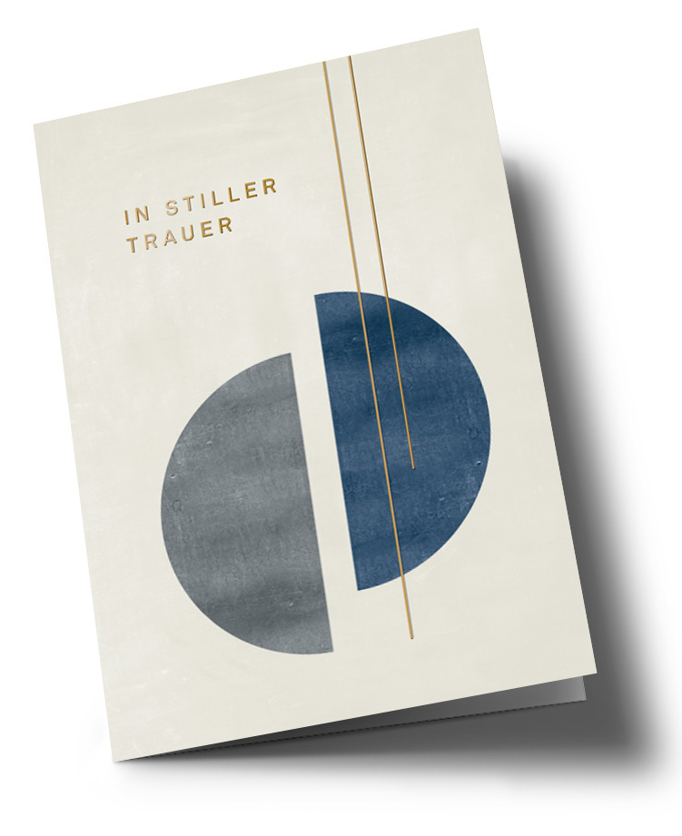 Klappkarte - Designfräulein - In stiller Trauer