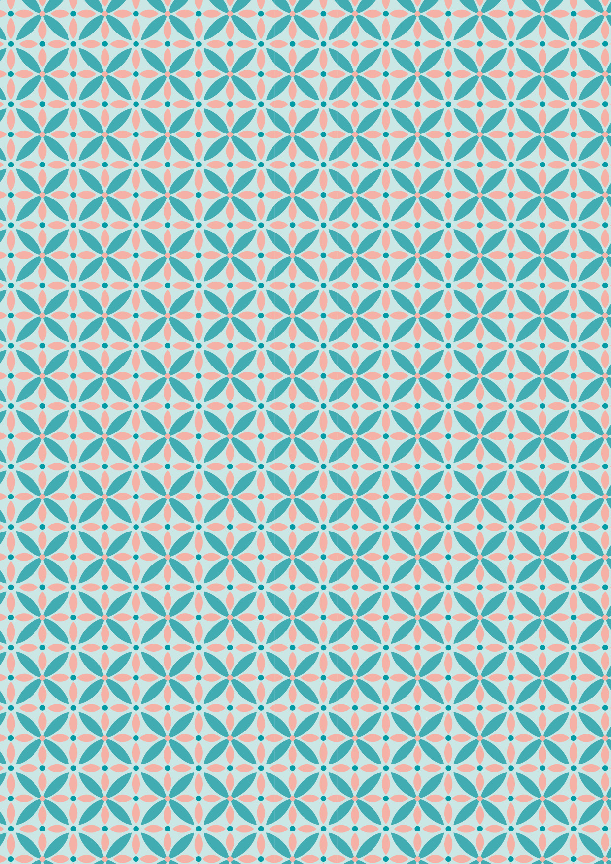 Geschenkpapier - toni starck pattern - Candy Jade