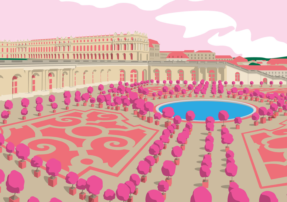 Postkarte - Bon Voyage - Château de Versailles Postkarte - Bon Voyage - Château de Versailles