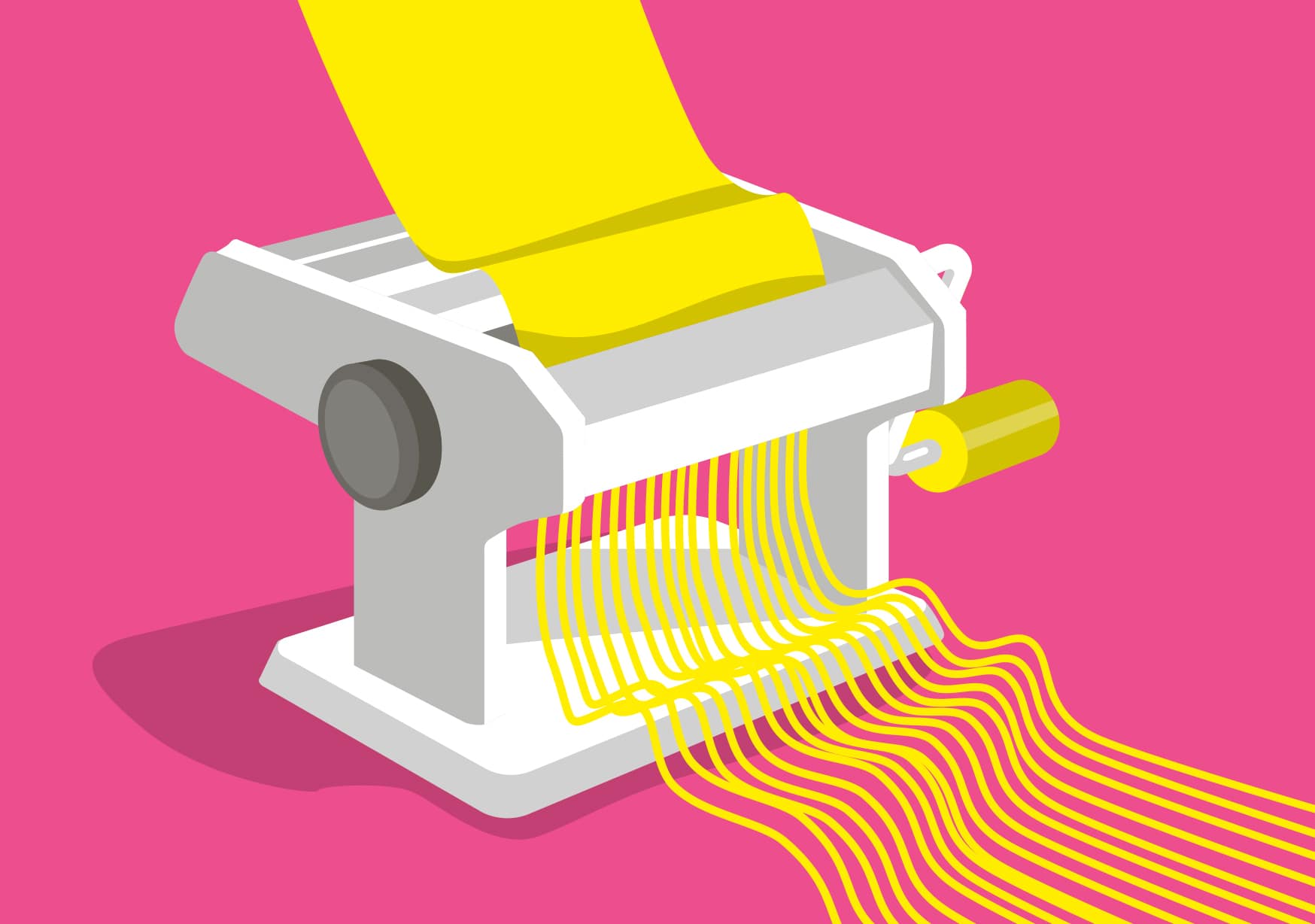 Postkarte - Design Classics - Pasta Maschine Postkarte - Design Classics - Pasta Maschine