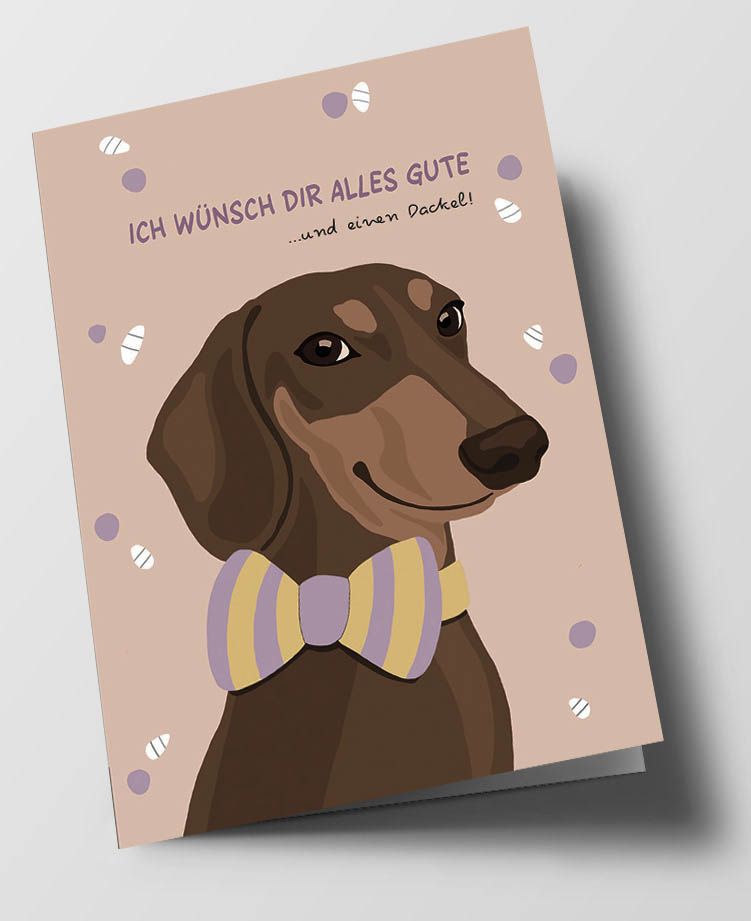 Klappkarte C6 - Alfie's Greetings - Konfetti