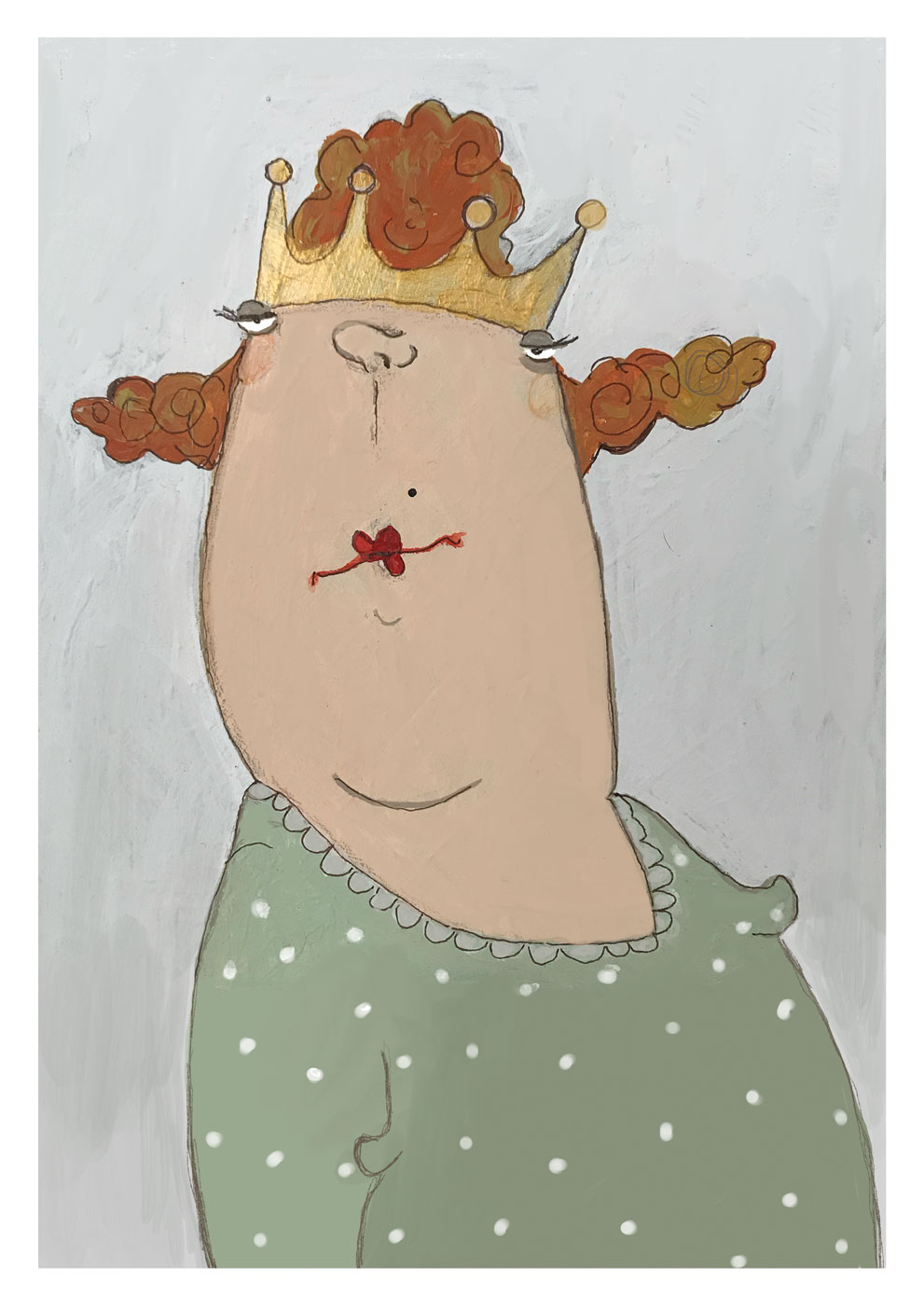 Postkarte - kittiekatstudio - princess