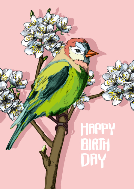 Postkarte - illi - Tabini Happy birthday