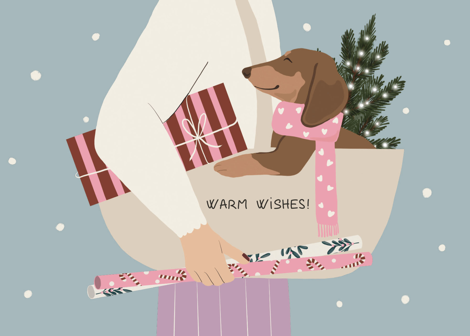 Postkarte - Alfie's Greetings - Xmas Shopping