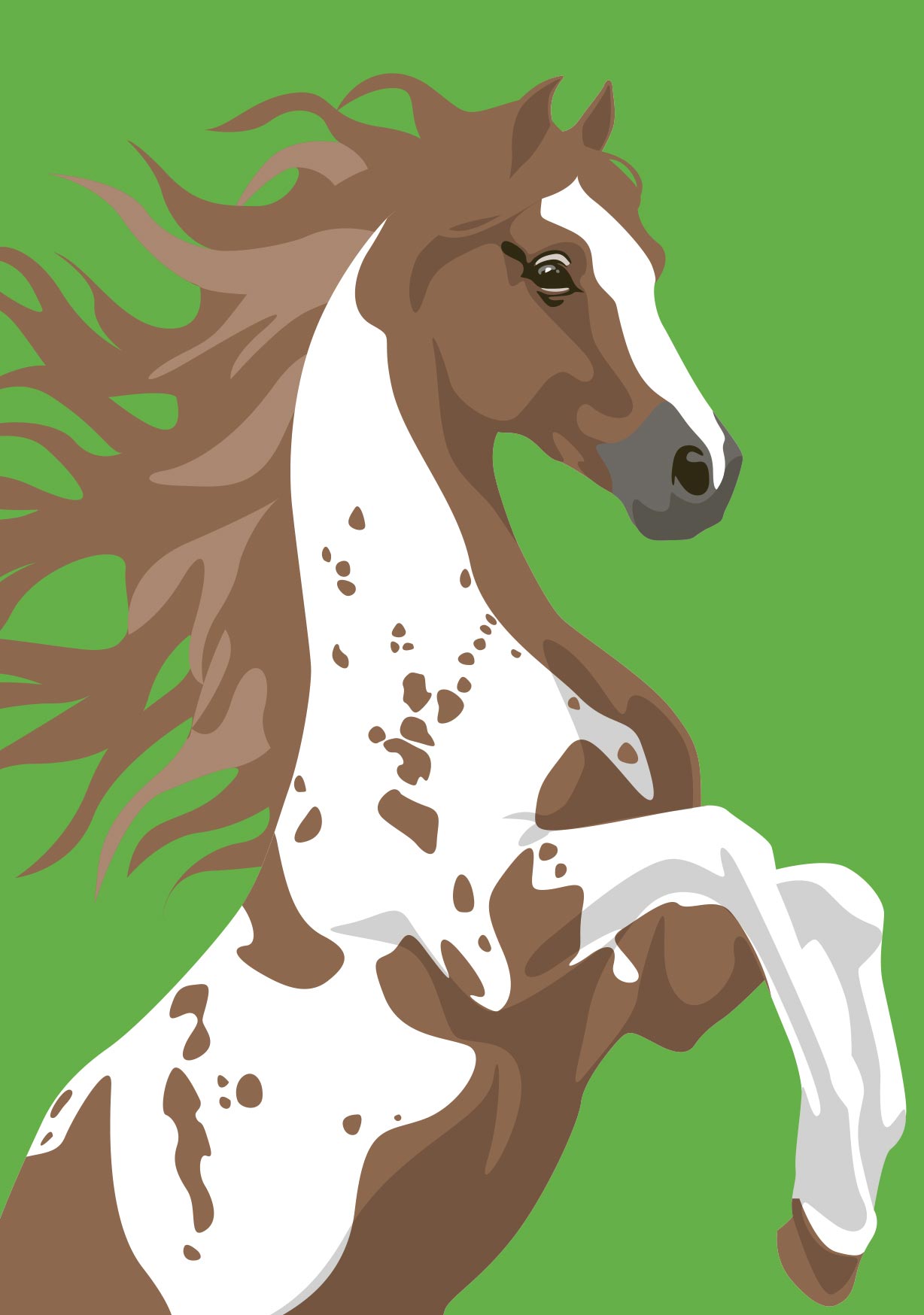 Postkarte - luminous - Pferd