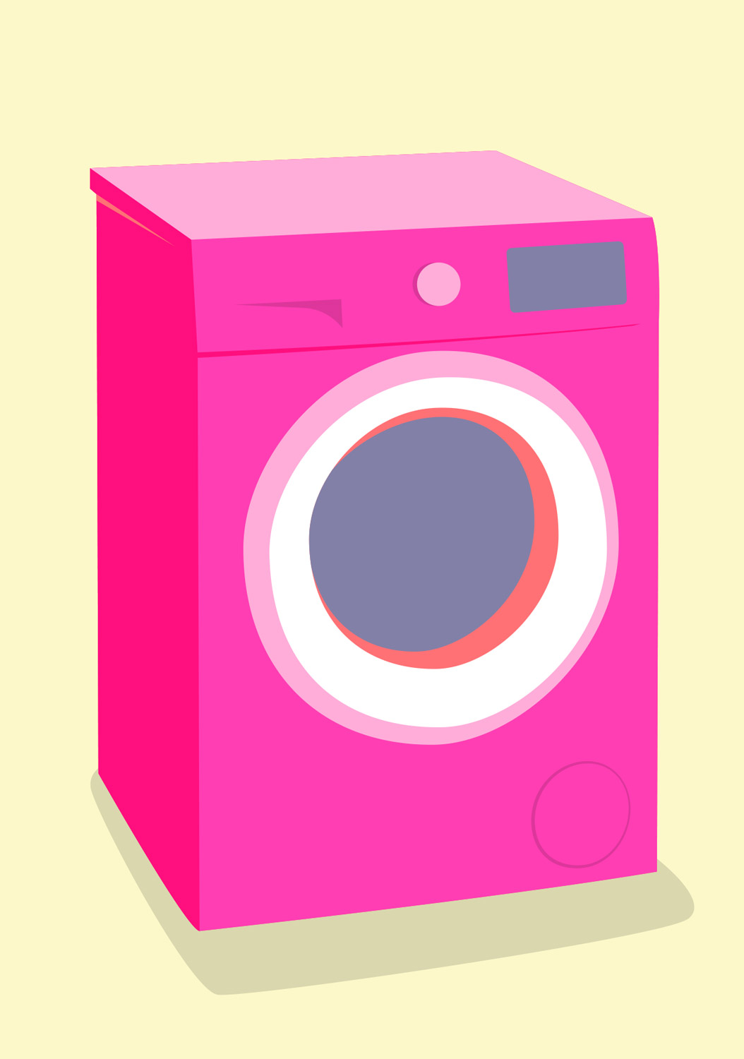 Postkarte -Design Classics- Washingmachine