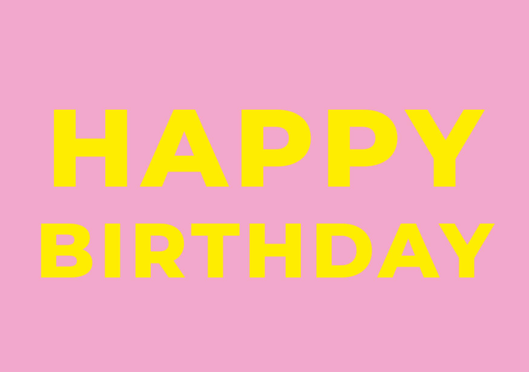 Postkarte - neonstyle - Happy Birthday