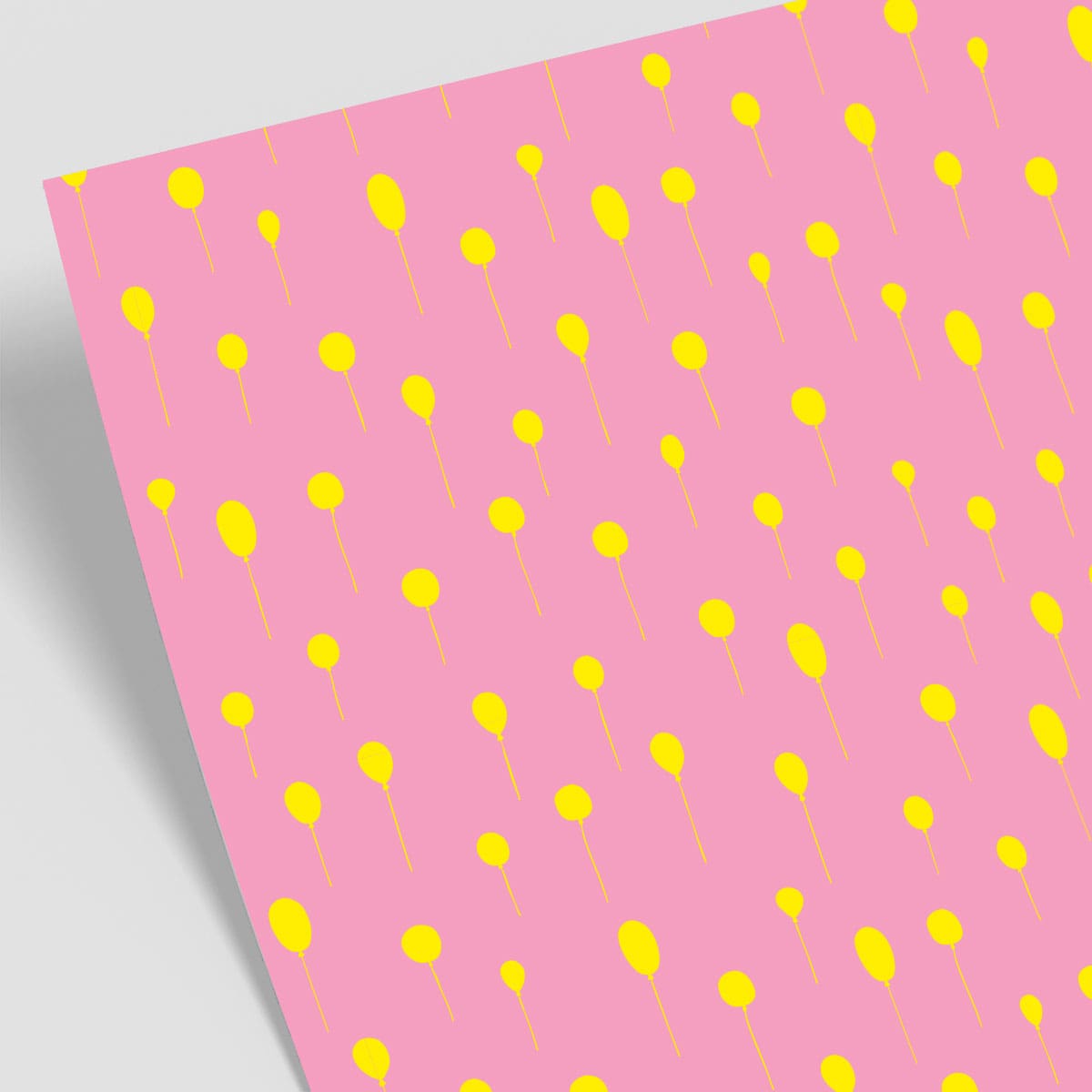 Geschenkpapier - neonstyle - ballons