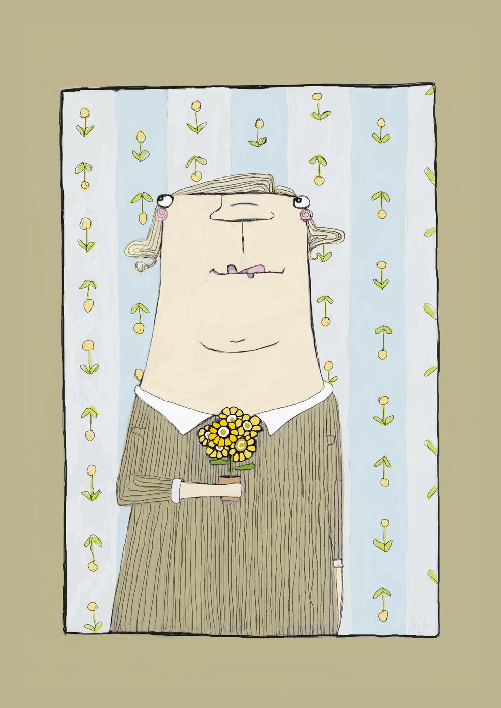 Postkarte - kittiekatstudio - fritzi