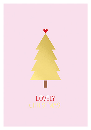 Postkarte - La Card - Lovely Christmas