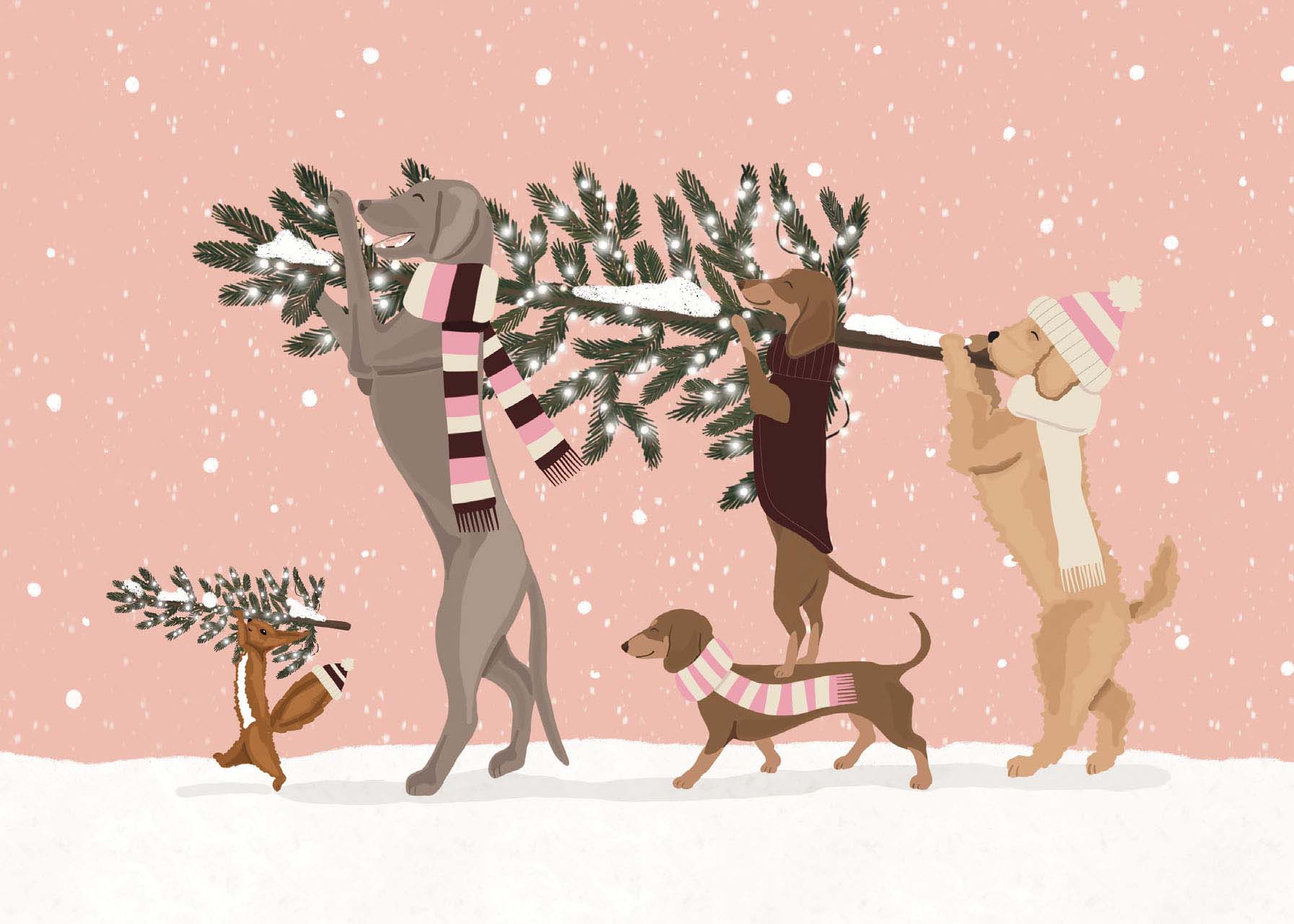 Postkarte - Alfie's Greetings - Xmas Preps